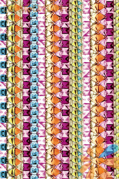 Decopatch FDA630, тесьма из лент разноцвет, бумага для декопача