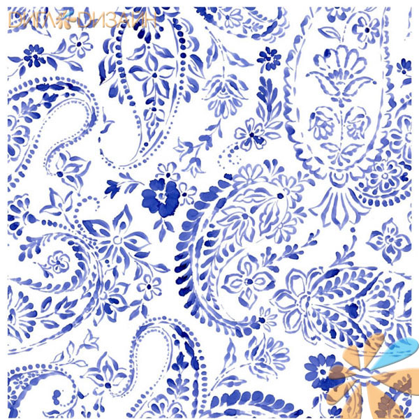 Рисовая бумага Blue Shades Rice Paper K027 цветочные огурцы30*30см